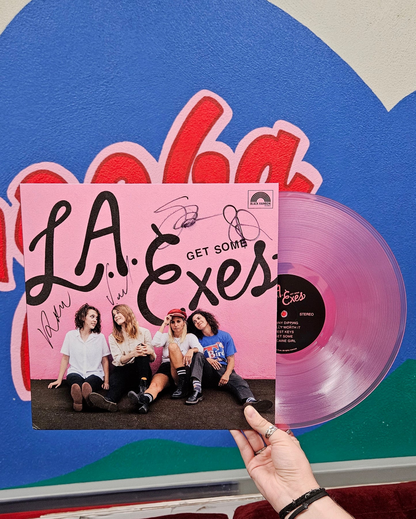 SIGNED Get Some LP on Clear Pink Vinyl